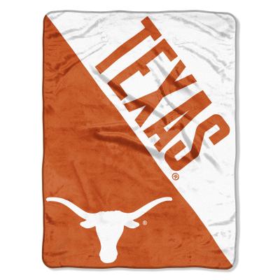 Texas OFFICIAL Collegiate 'Halftone' Micro Raschel Throw