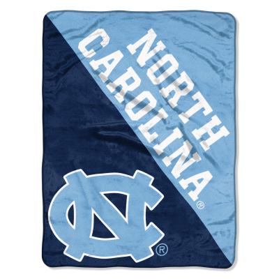 UNC OFFICIAL Collegiate 'Halftone' Micro Raschel Throw