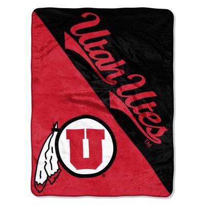 Utah OFFICIAL Collegiate 'Halftone' Micro Raschel Throw