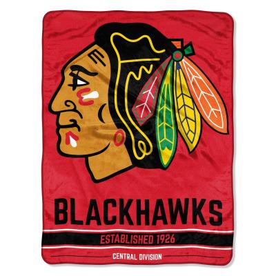 Blackhawks OFFICIAL  'Breakaway' Micro Raschel Throw