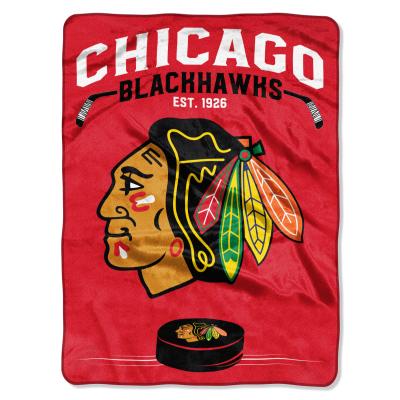 Blackhawks OFFICIAL National Hockey League, 'Inspired' 60'x 80' Raschel Throw  by The Northwest Company