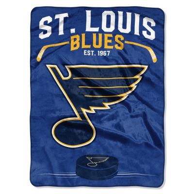 Blues OFFICIAL National Hockey League, 'Inspired' 60'x 80' Raschel Throw  by The Northwest Company