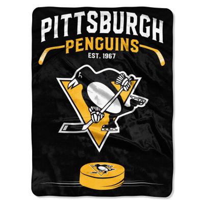 Penguins OFFICIAL National Hockey League, 'Inspired' 60'x 80' Raschel Throw  by The Northwest Company