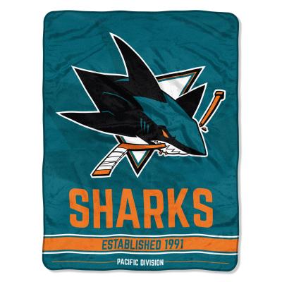 Sharks OFFICIAL  'Breakaway' Micro Raschel Throw