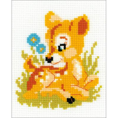 RIOLIS Counted Cross Stitch Kit 6.25'x5'-Baby Deer (10 Count)