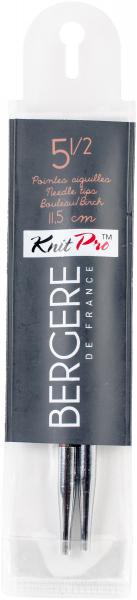 Bergere De France Birch Knit Pro Interchangeable Needle Tips-9/5.5mm 2/Pkg
