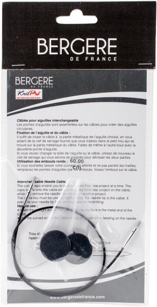 Bergere De France Interchangeable Cables And End Caps-24'/60cm