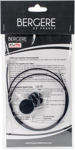 Bergere De France Interchangeable Cables And End Caps-40'/100cm