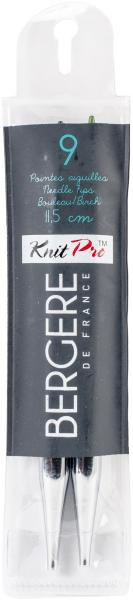 Bergere De France Birch Knit Pro Interchangeable Needle Tips-13/9mm 2/Pkg