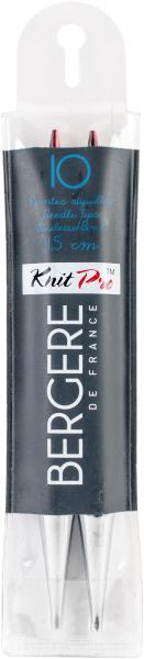 Bergere De France Birch Knit Pro Interchangeable Needle Tips-15/10mm 2/Pkg