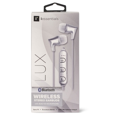 LUX BT Stereo Earbuds Silver