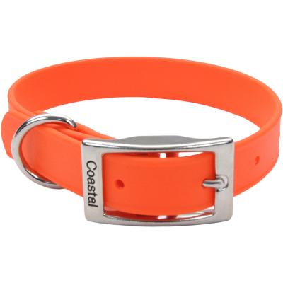 Coastal 14' Waterproof Dog Collar-Orange