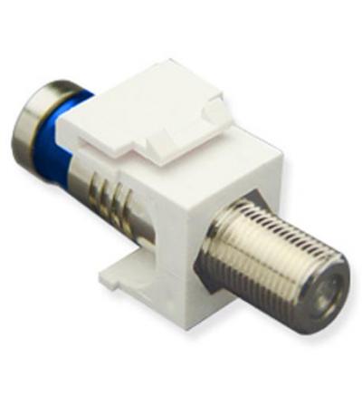 MODULE, CRIMP, F-TYPE, RG6Q, WHITE