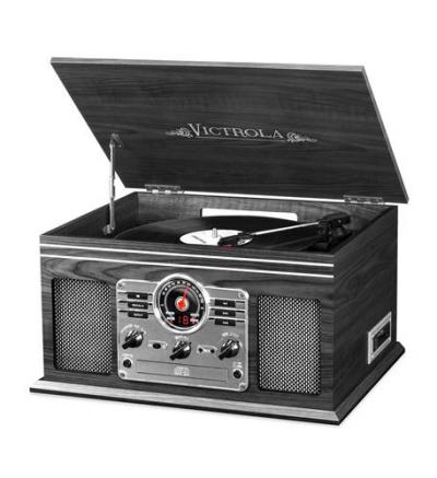 6-in-1 Victrola Entertainment Center