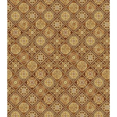 Craft Consortium Decoupage Papers 13.75'X15.75' 3/Pkg-Golden Tiles