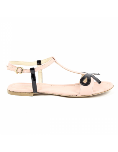 V 1969 Italia Womens Flat Sandal Pink LISA