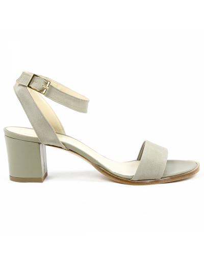 V 1969 Italia Womens Ankle Strap Sandal Green ANNA