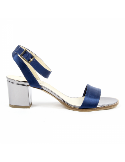 V 1969 Italia Womens Ankle Strap Sandal Blue ANNA