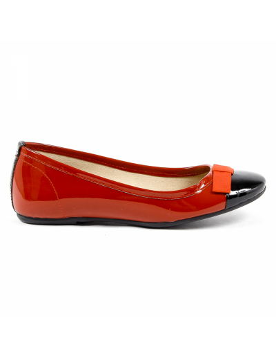 V 1969 Italia Womens Ballerina Red GEMMA