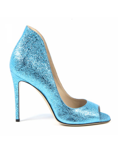 V 1969 Italia Womens Pump Open Toe Light Blue STELLA