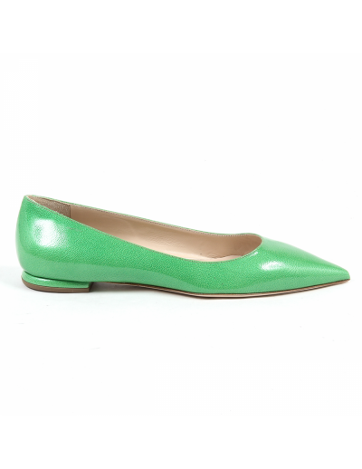 V 1969 Italia Womens Ballerina Green CHIARA