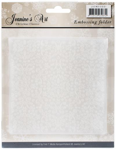 Find It Jeanines Art Christmas Classics Embossing Folder-Christmas Classics #1
