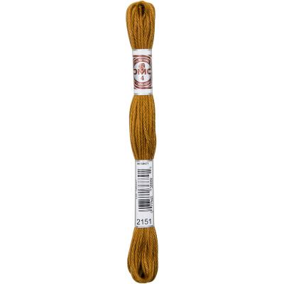 DMC 5-Strand Embroidery Soft Matte Cotton Thread 10.9yd-Dark Yellow Beige - Case Pack of 12