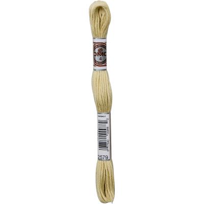 DMC 5-Strand Embroidery Soft Matte Cotton Thread 10.9yd-Ultra Very Light Golden Olive - Case Pack of 12