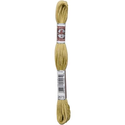 DMC 5-Strand Embroidery Soft Matte Cotton Thread 10.9yd-Very Light Golden Olive - Case Pack of 12