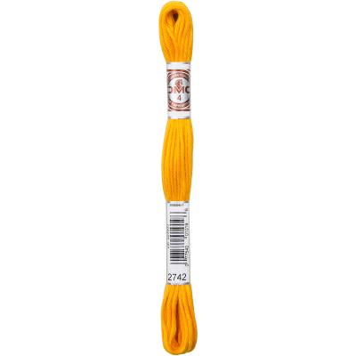 DMC 5-Strand Embroidery Soft Matte Cotton Thread 10.9yd-Light Tangerine - Case Pack of 12