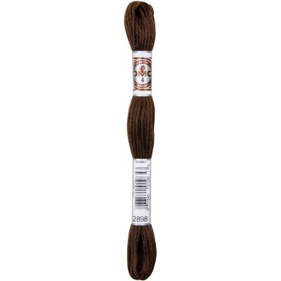 DMC 5-Strand Embroidery Soft Matte Cotton Thread 10.9yd-Very Dark Coffee Brown - Case Pack of 12