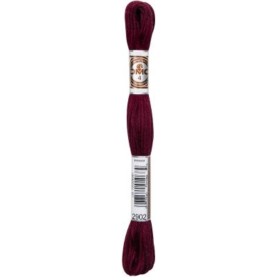 DMC 5-Strand Embroidery Soft Matte Cotton Thread 10.9yd-Very Dark Garnet - Case Pack of 12