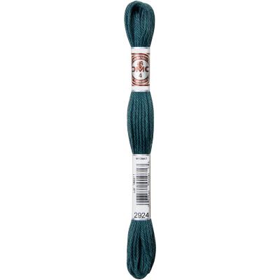 DMC 5-Strand Embroidery Soft Matte Cotton Thread 10.9yd-Very Dark Gray Green - Case Pack of 12