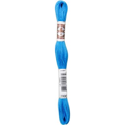 DMC 5-Strand Embroidery Soft Matte Cotton Thread 10.9yd-Medium Electric Blue - Case Pack of 12