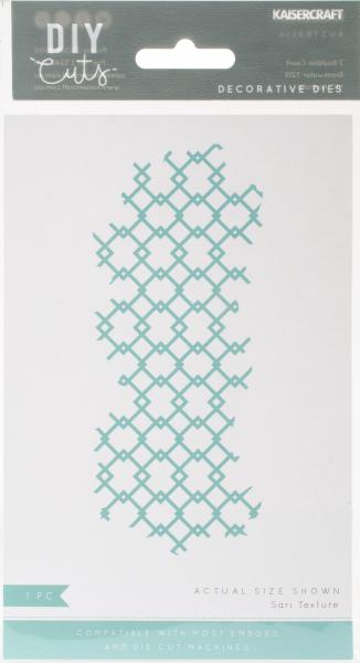 Kaisercraft Decorative Die-Sari Texture 4.75'X2'