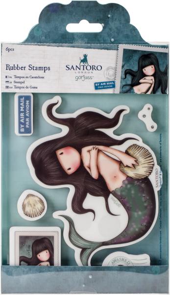 Santoros Gorjuss Rubber Stamp-Awashed