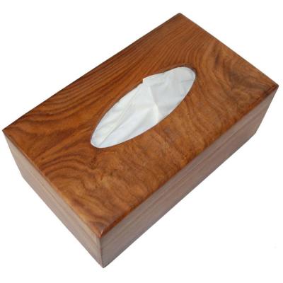 Brown Tissue Box Cover Holder Or Napkin Dispenser Handmade In Mango Wood By Benzara