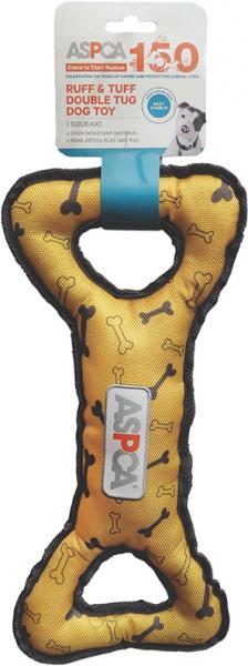 ASPCA Ruff & Tuff Double Tug Dog Toy-Yellow