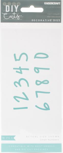 Kaisercraft Decorative Die-Small Numbers .25' To .75'