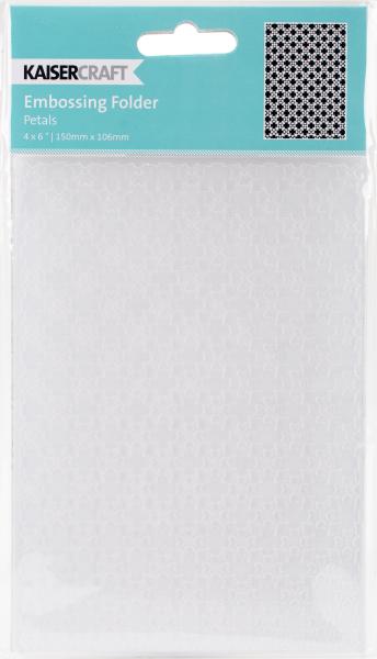 Kaisercraft Embossing Folder 4'X6'-Petals