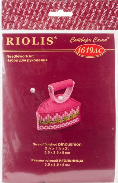 RIOLIS Plastic Canvas Kit 2'X1.25'-Iron Pincushion (10 Count)