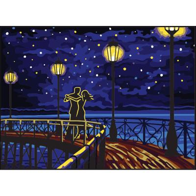 Collection DArt Needlepoint Printed Tapestry Canvas 30X40cm-Dance