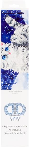 Diamond Dotz Diamond Embroidery Facet Art Kit 17'X13.75'-Kitten In The Snow