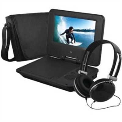 7' DVD Player Bundle Black