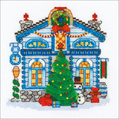 RIOLIS Counted Cross Stitch Kit 6'X6'-Ice Cabin (14 Count)