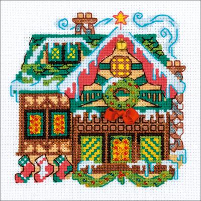 RIOLIS Counted Cross Stitch Kit 6'X6'-Cabin With Bell (14 Count)