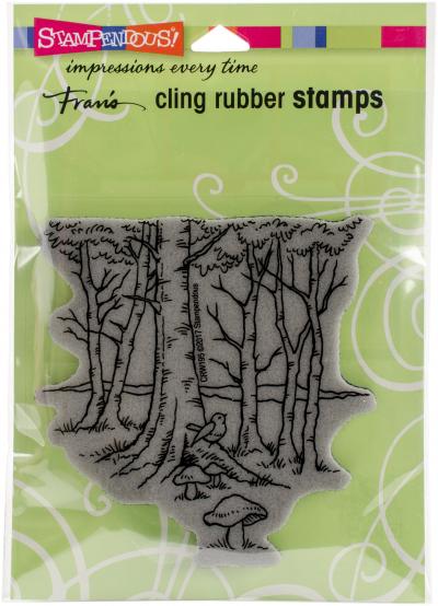 Stampendous Cling Stamp -Robin Woods