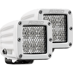 CLOSEOUT - RIGID Industries D-Series PRO Specter-Diffused LED - Surface Mount - Pair - White
