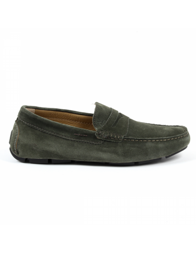 V 1969 Italia Mens Loafer Green STEWART