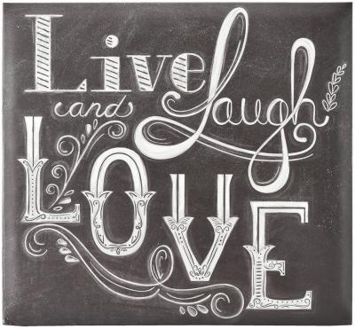 MBI Expressions Post Bound Album 12'x12'-Live Laugh Love